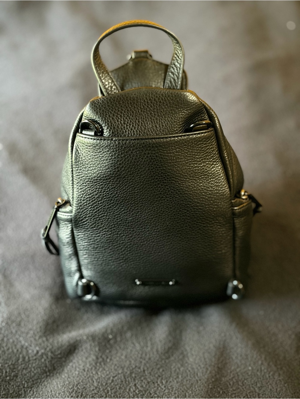 Rebecca Minkoff Convertible Mini Julian Backpack - Black (NWT) - Picture 4 of 5